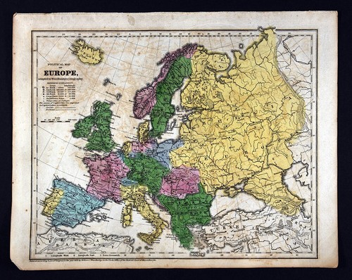 1843 mappa woodbridge europa - woodbridge,