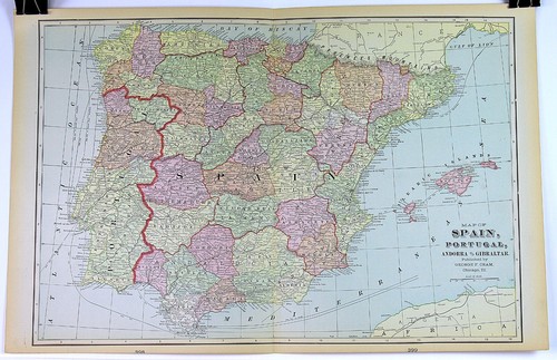 Mappa spagna portogallo - mappa,