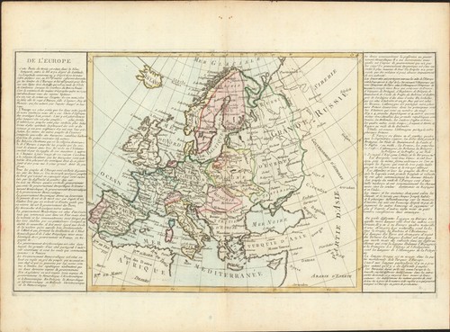1767 europa antica mappa - europa, di