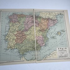 1930: Mappa di Spagna e