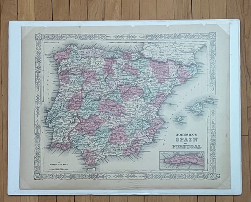 Mappa antica spagna - antica, e