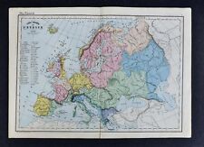Mappa Delamarche 1864 - Europa