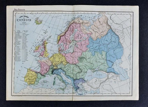 Mappa delamarche 1864 - mappa,