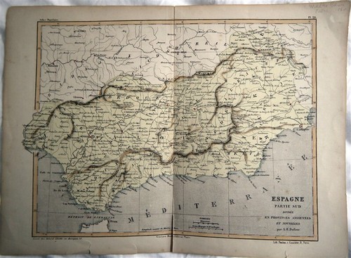 Dufour c1860 mappa - c1860, della