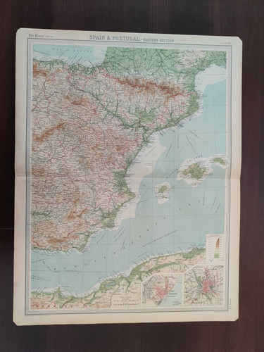 Mappa vintage atlante dei - -,