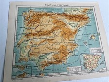 1923: Mappa di Spagna e