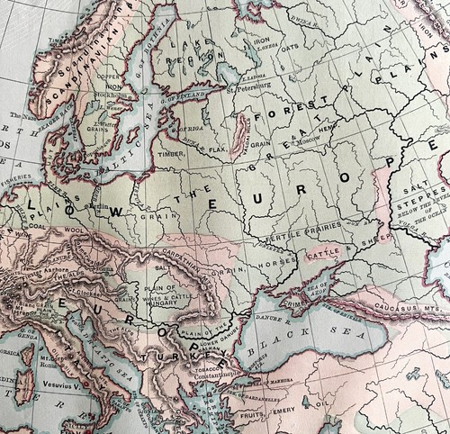 1879 mappa europa spagna - 1879,