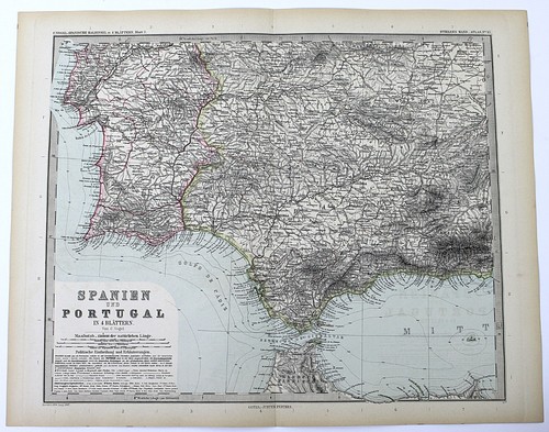 1897 mappa tedesca spagna e - di,