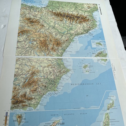 1993 mappa della spagna - 1993:,