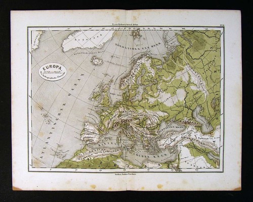 Mappa sydow 1865 europa - mappa,