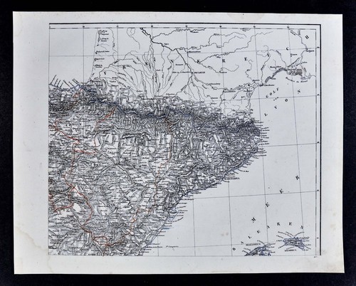 Mappa flemming 1847 spagna - flemming,